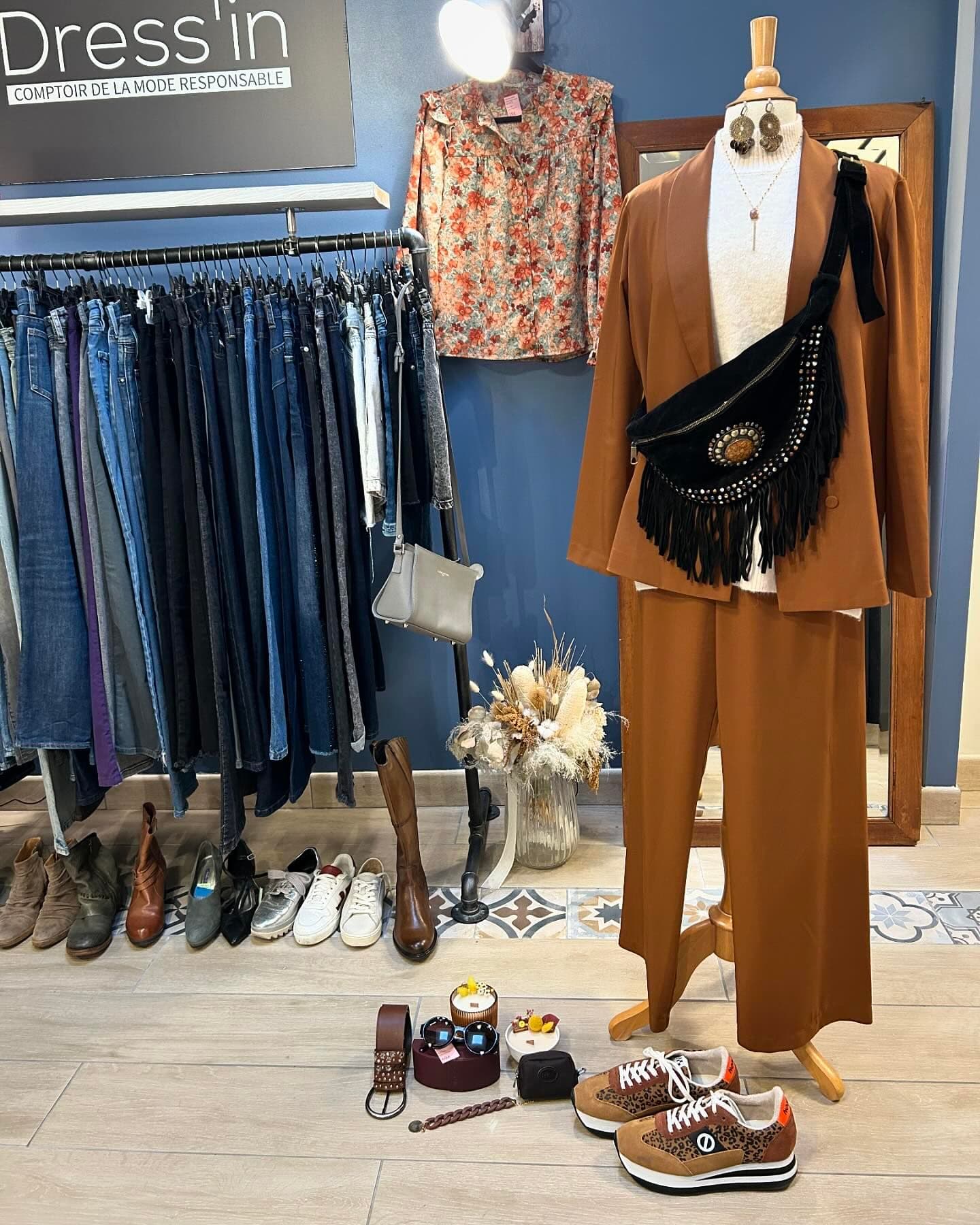 Ensemble Terracotta Sac Banane Baskets No Name