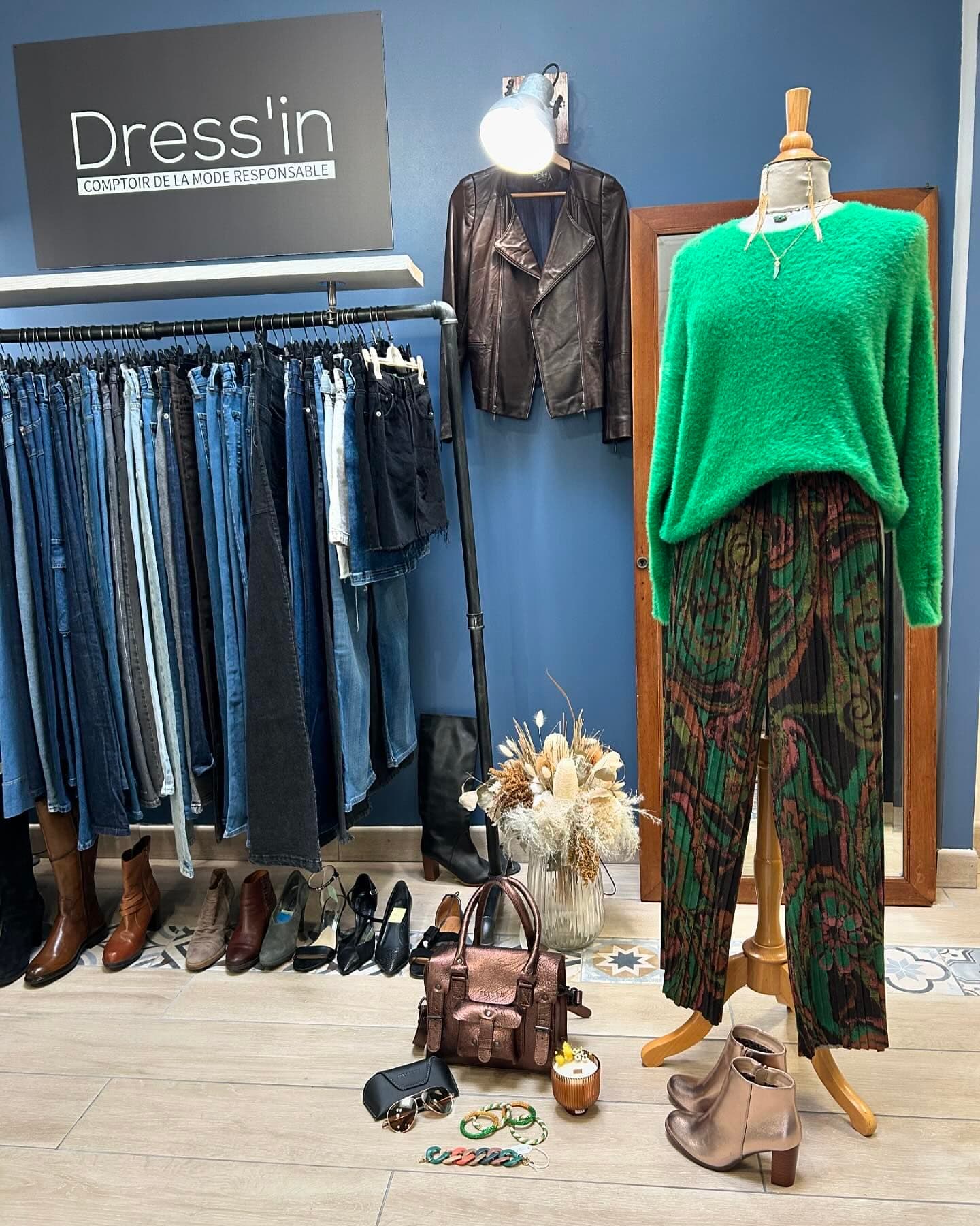 Pull Vert Pantalon Motifs